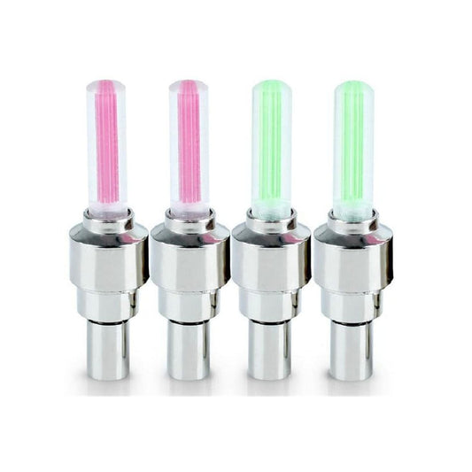 Tire Valve Lights - Bicycle Safety Lights - Ride Fashion - SSS Corp.# - variant_sku# - Flash Valve Tire Valve Lights - Bicycle Safety Lights - Auto Fashion