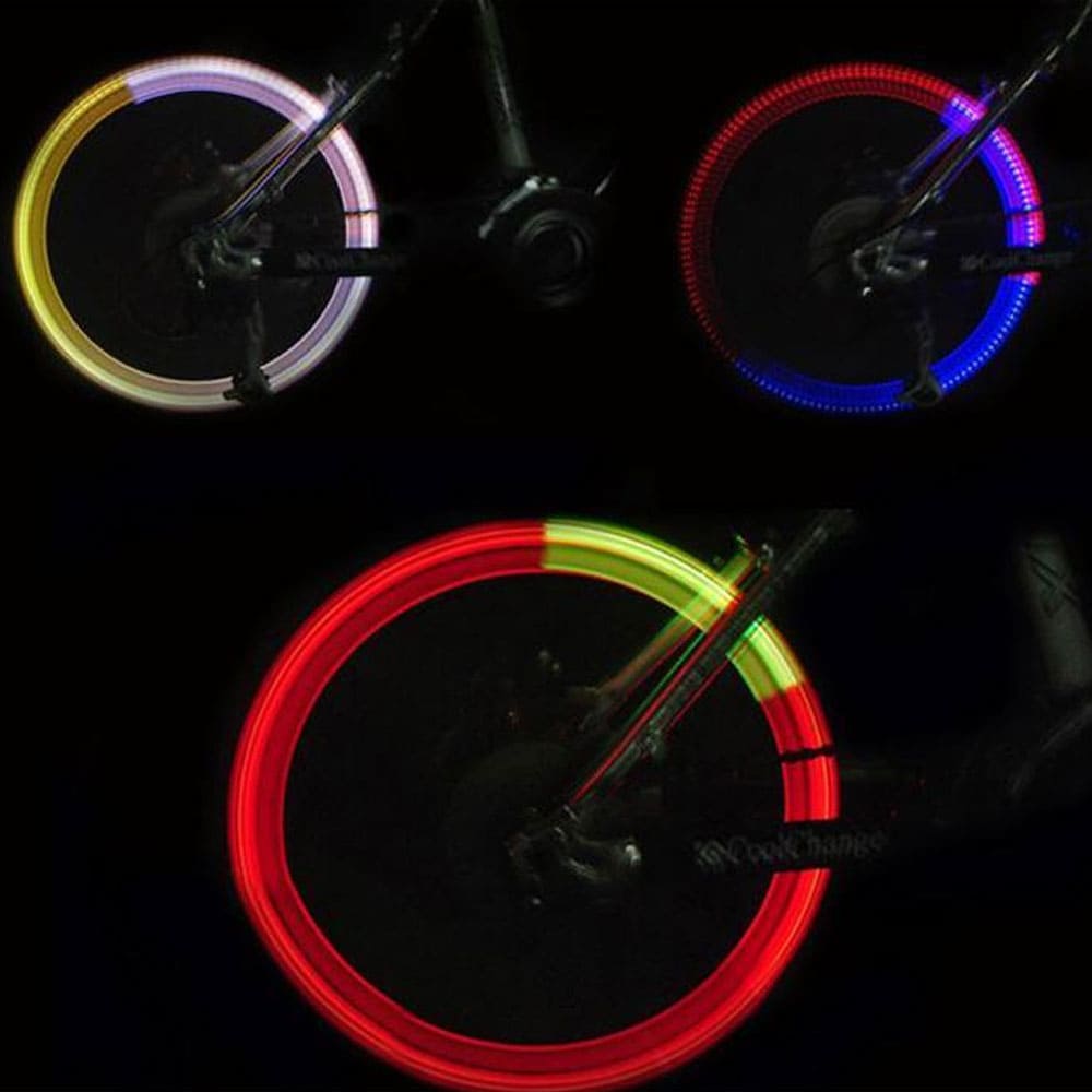 battery powered tire LED lights with auto on/off