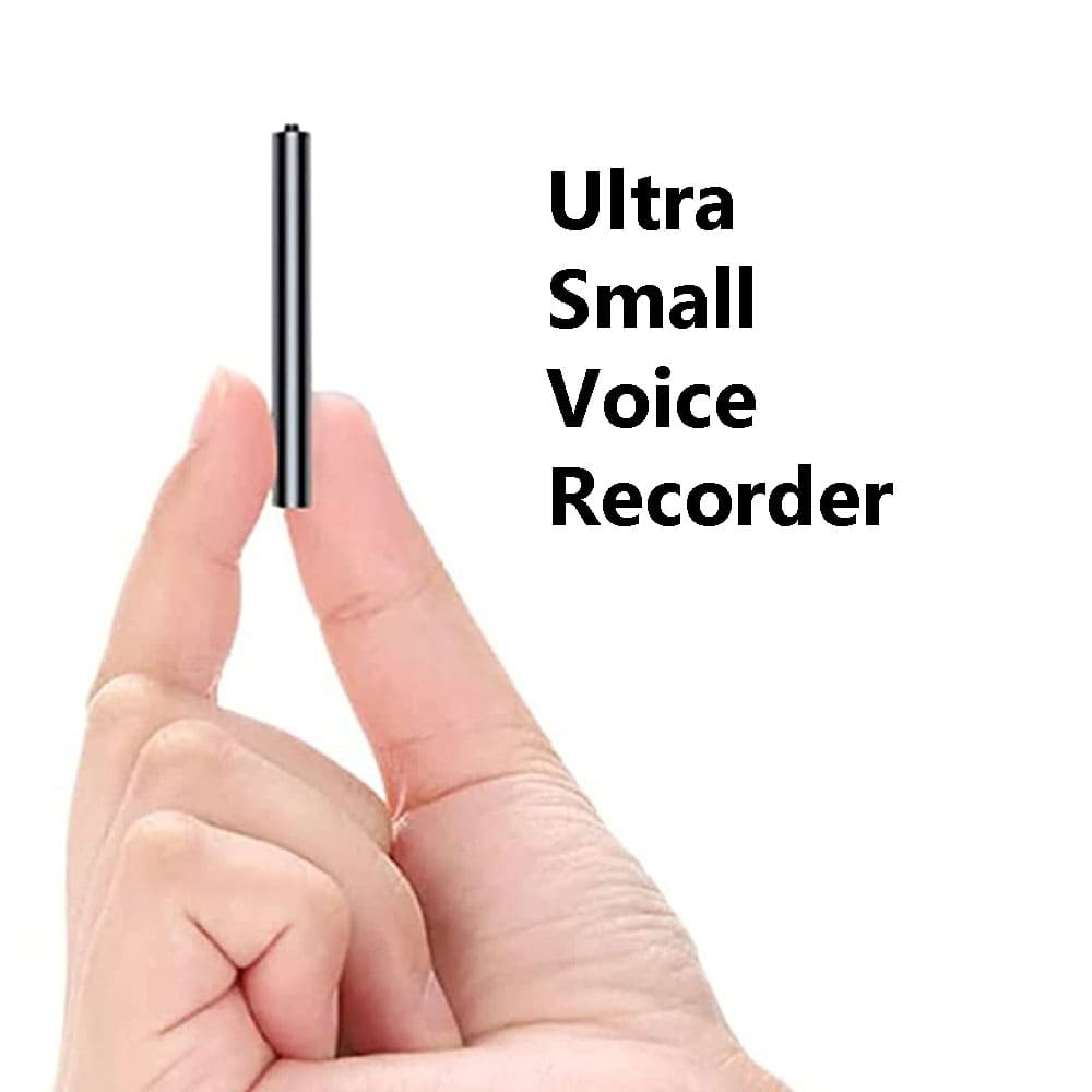Ultra Slim Micro Voice Recorder - Easy to hide and easy to use sound recorder - SSS Corp.# - variant_sku# - hidden voice recorder