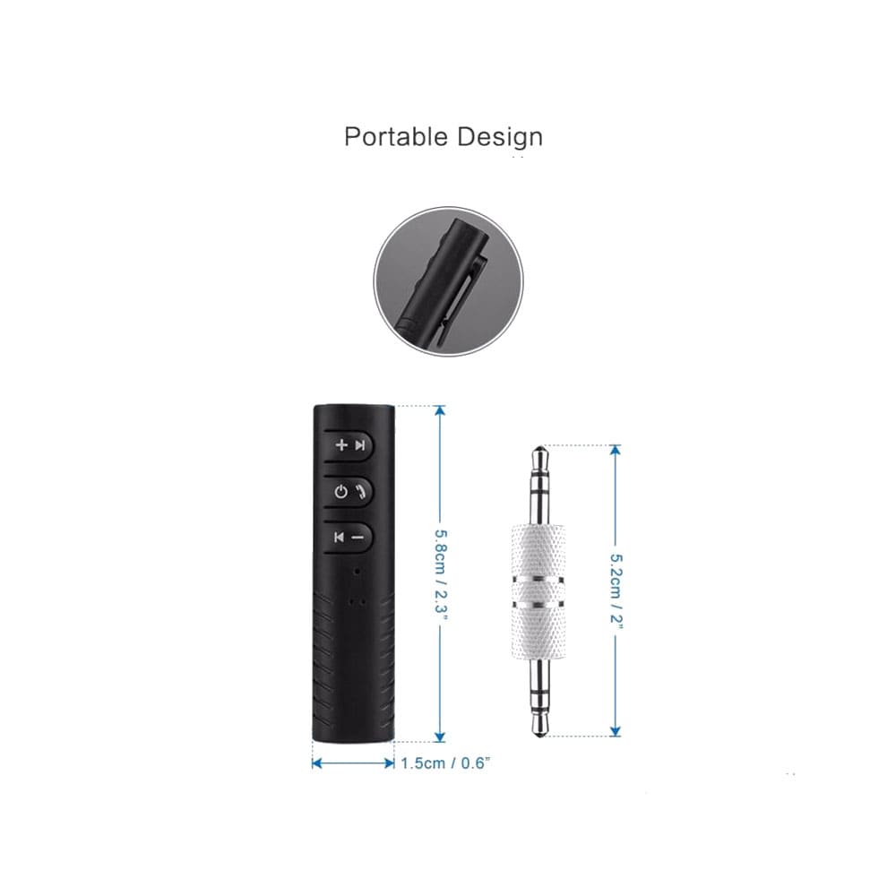 Universal 3.5mm Jack Bluetooth Car Kit Hands free - Bluetooth Hot Spot - SSS Corp.# - variant_sku# - Universal 3.5mm Jack Bluetooth Car Kit Hands free - Bluetooth Hot Spot