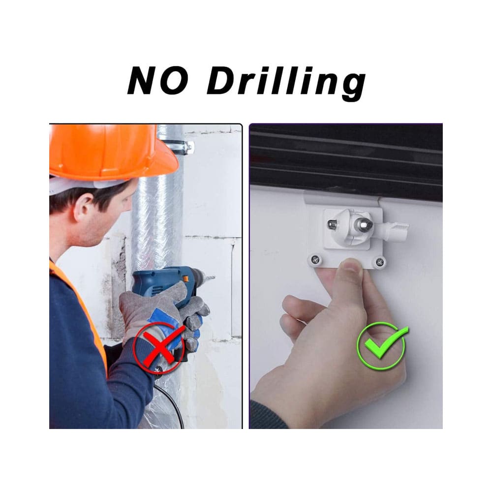 Universal Siding Security Camera Mount - No Drilling - SSS Corp.# - variant_sku# - Vinyl Siding Mount for Security Cameras