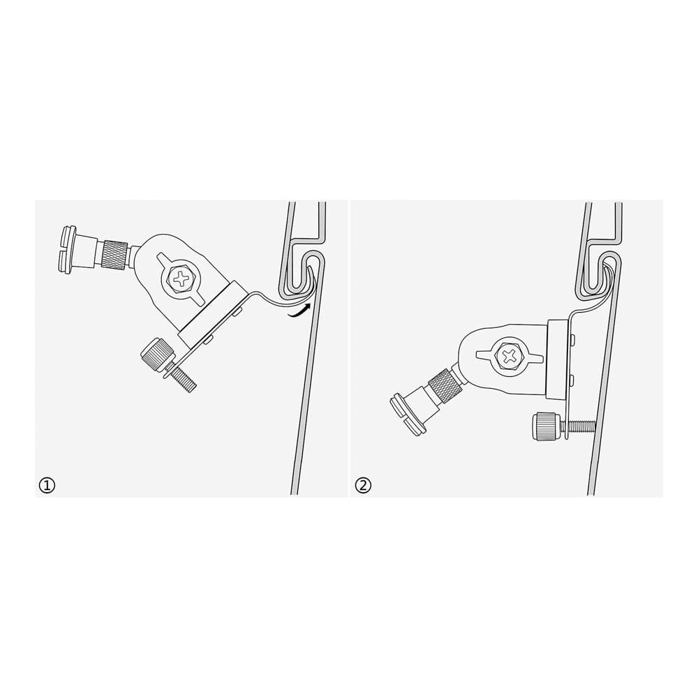 Universal Siding Security Camera Mount - No Drilling - SSS Corp.# - variant_sku# - Vinyl Siding Mount for Security Cameras