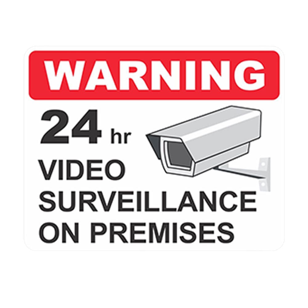 under surveillance decal for businesses and homes