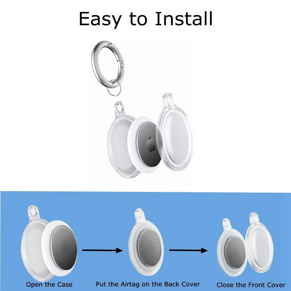 Waterproof AirTag Protective Case & Keyring - All around Protection - SSS Corp.# - variant_sku# - airtag case