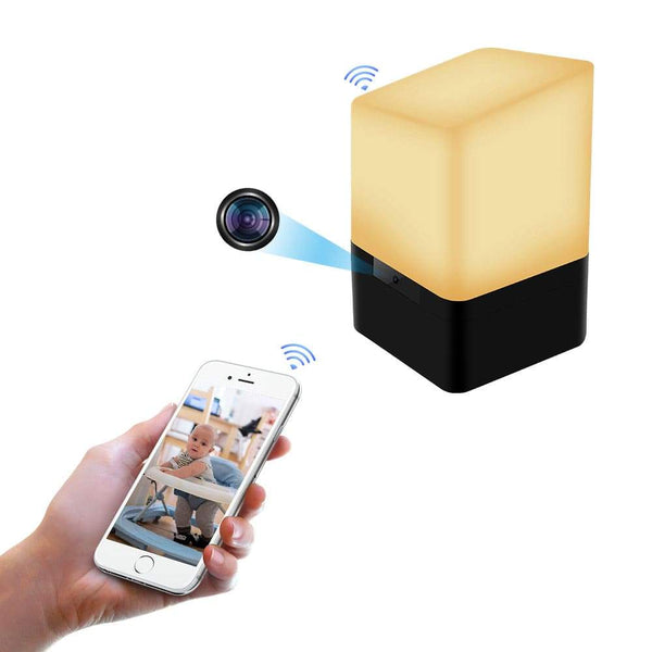 WiFi night light camera hidden nanny cam lamp