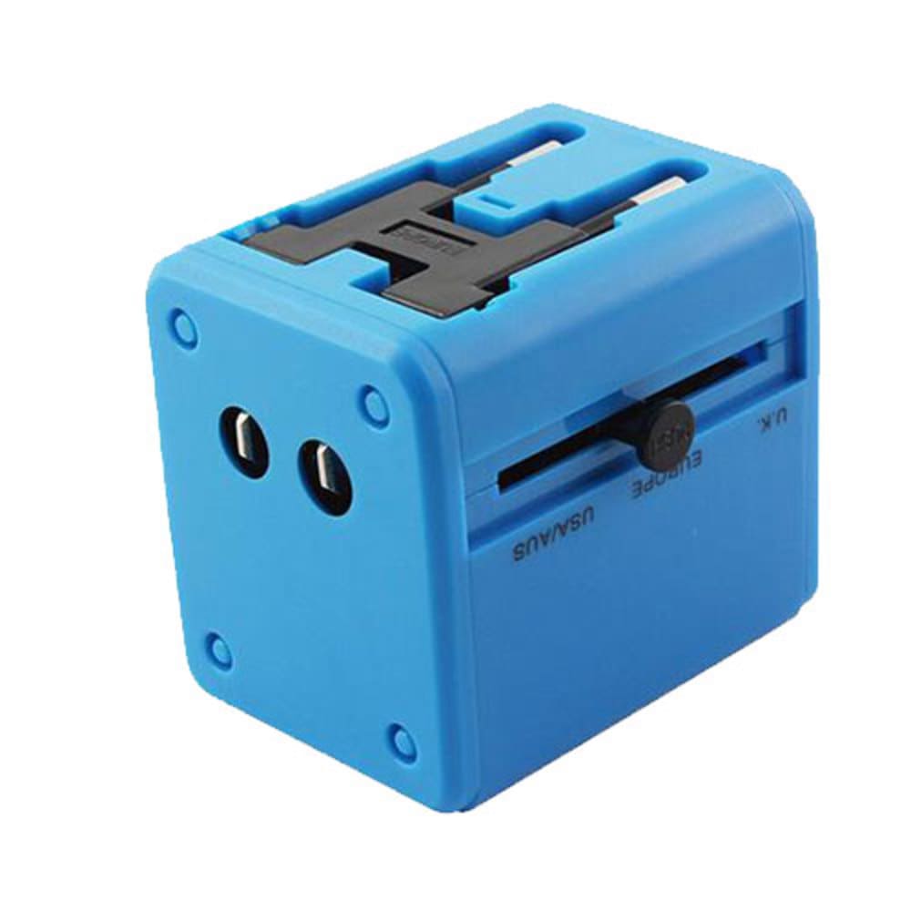 World Travel Power Adapter and Charger for US, EU, UK & AU - SSS Corp.# - variant_sku# - Universal Traveler USB charger