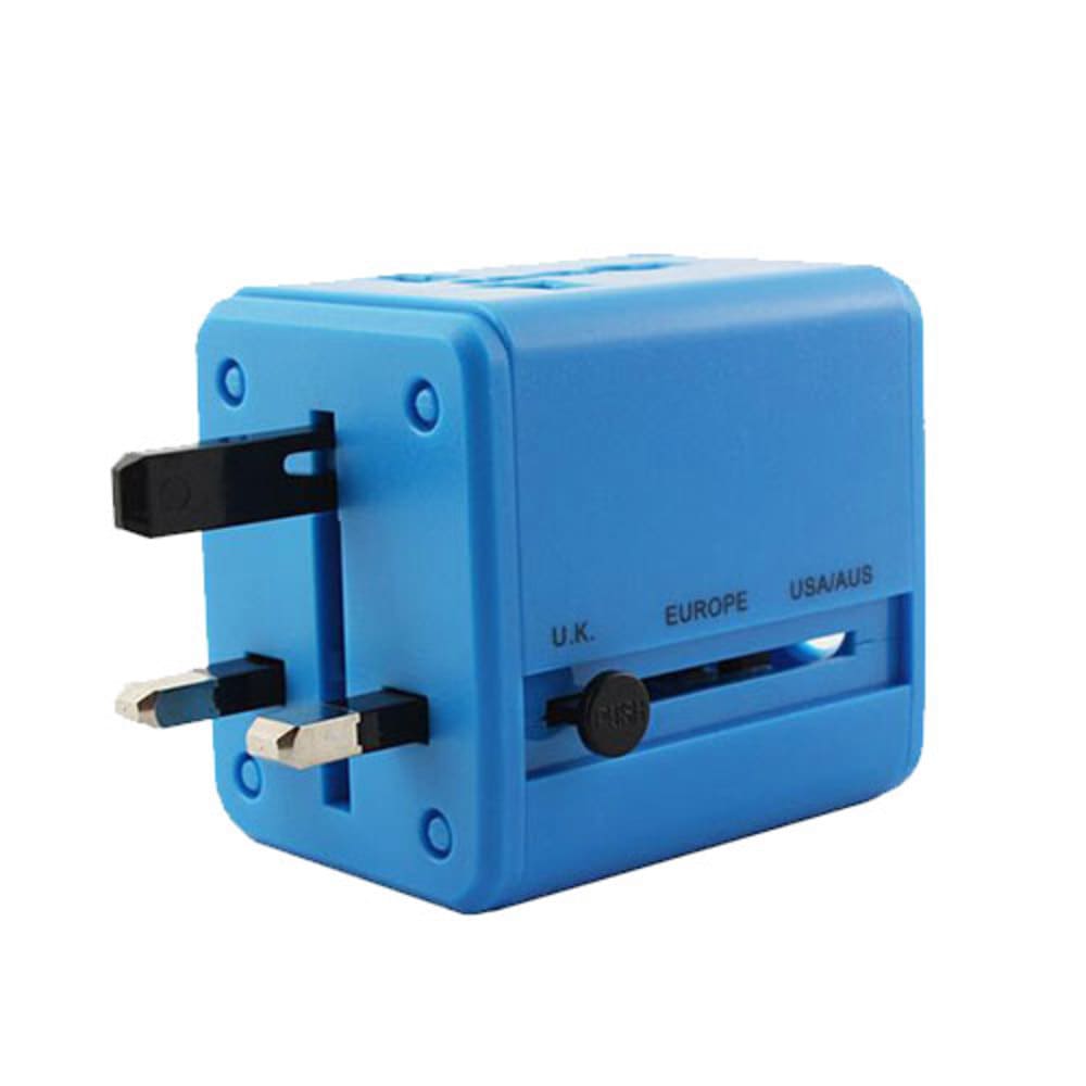 World Travel Power Adapter and Charger for US, EU, UK & AU - SSS Corp.# - variant_sku# - Universal Traveler USB charger